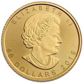 Канадский кленовый лист (Canadian Maple Leaf), Аверс